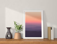 Load image into Gallery viewer, Dartmoor Mountain Sunset Art | Devon Red Sky Landscape Photography - Home Decor Gifts
