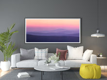 Load image into Gallery viewer, Panoramic Print of a Dartmoor Sunset | Dartmoor Prints, Devon Mountain Photography Haytor Princetown North Hessary Tor
