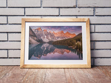 Load image into Gallery viewer, Lake Moraine Photography | Alberta Mountain Photos  Canadian Rockies Wall Art for Sale - Home Decor Gifts
