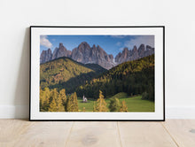 Load image into Gallery viewer, Val Di Funes Wall Art | St Johann Church Photography, Home Decor Gifts
