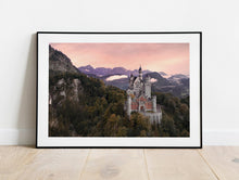 Load image into Gallery viewer, Neuschwanstein Castle Print | Fairy tale Castle Wall Art Germany - Home Decor Gifts
