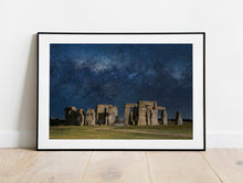 Load image into Gallery viewer, Stonehenge Milkyway Prints | Space Wall Art, Neolithic Astrophotography Home Decor - Relight Images
