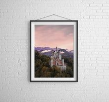 Load image into Gallery viewer, Neuschwanstein Castle Photography | Fairy tale Castle Bavaria Landscape Prints - Home Decor Gifts
