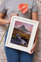 Load image into Gallery viewer, Kirkjufell Mountain Photography | Sunset Scandinavian Prints - Relight Home Decor Gifts - Sebastien Coell Photography
