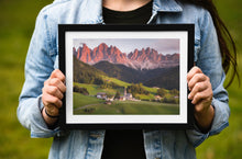 Load image into Gallery viewer, St Johann in Ranui Prints | Val Di Funes wall art, Home Decor Gifts
