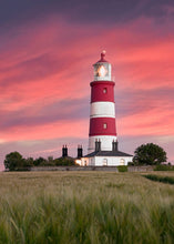 Load image into Gallery viewer, Happisburgh Lighthouse Wall Art Print | Lighthouse art for Sale - Relight Home Decor - Sebastien Coell Photography
