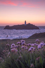 Load image into Gallery viewer, Godrevy Lighthouse Pints, Cornwall art and Seascape Photography Home Decor Gifts - Sebastien Coell Photography
