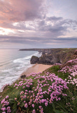 Load image into Gallery viewer, Bedruthan Steps Print | Cornwall Seascape Photography wall art for Sale - Home Decor Gifts - Sebastien Coell Photography
