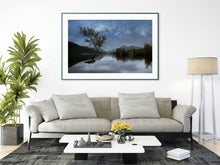 Load image into Gallery viewer, Lone Tree Milkyway Prints | Llanberis Llyn Padarn wall art, Mountain Photography - Relight Home Decor - Sebastien Coell Photography
