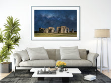 Load image into Gallery viewer, Stonehenge Milkyway Prints | Space Wall Art, Neolithic Astrophotography Home Decor - Relight Images
