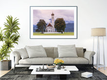 Load image into Gallery viewer, St Coloman Church Print | Bavaria Landscape Photography, Home Decor Gifts
