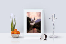 Load image into Gallery viewer, Maria Gern wall art | Bavarian Landscape Photography, Alpine Church Print, Home Decor Gifts
