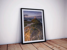 Load image into Gallery viewer, Llanddwyn Lighthouse Wall Art | Anglesey Landscape Prints for Sale - Home Decor Gifts - Sebastien Coell Photography
