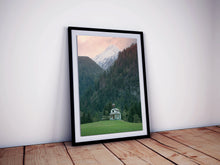 Load image into Gallery viewer, Hubertuskapelle in Ströden bei Hinterbichl | Austrian Alpine Church Print, Home Decor Gifts
