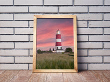 Load image into Gallery viewer, Happisburgh Lighthouse Wall Art Print | Lighthouse art for Sale - Relight Home Decor - Sebastien Coell Photography
