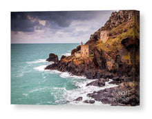 Load image into Gallery viewer, Cornwall art print | Crown Mines at Botallack, Seascape Photography Home Decor - Sebastien Coell Photography
