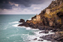 Load image into Gallery viewer, Cornwall art print | Crown Mines at Botallack, Seascape Photography Home Decor - Sebastien Coell Photography
