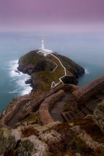 Load image into Gallery viewer, Welsh art of South Stack Lighthouse | Anglesey Prints - Home Decor Gifts
