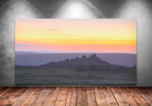 Load image into Gallery viewer, Panoramic Print of Bonehill Rocks | Dartmoor Prints, Devon Mountain Photography Widecombe Tor Wall Decor - Sebastien Coell Photography
