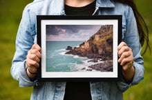 Load image into Gallery viewer, Cornwall art print | Crown Mines at Botallack, Seascape Photography Home Decor - Sebastien Coell Photography
