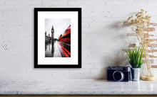 Load image into Gallery viewer, Fine art London Picture | Westminster Print of a London bus at Big Ben - Home Decor - Sebastien Coell Photography
