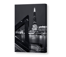 Load image into Gallery viewer, Black and White London Prints | The Shard Wall Art, London Cityscape Photography - Sebastien Coell Photography
