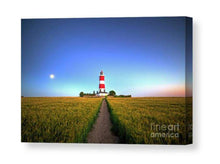 Load image into Gallery viewer, Lighthouse art of Happisburgh Lighthouse | Norfolk Landscape Photography Home Decor - Sebastien Coell Photography
