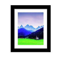 Load image into Gallery viewer, Dolomites art of St Johns church | Ranui wall art, val di Funes - Home Decor Gifts - Sebastien Coell Photography
