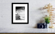 Load image into Gallery viewer, Cornish Prints | Black and White Wheal Coates Tin Mine Wall Art - Home Decor - Sebastien Coell Photography
