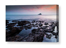 Load image into Gallery viewer, Coastal Prints of Wembury Beach | Great Mewstone Rock art for Sale, Devon wall art - Home Decor Gifts - Sebastien Coell Photography
