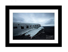 Load image into Gallery viewer, Icelandic Print of The United States Navy DC plane crash, Sólheimasandur prints - Sebastien Coell Photography
