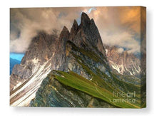 Load image into Gallery viewer, Dolomites art of Seceda | Mountain Photography For Sale, Northern Italy Home Decor - Sebastien Coell Photography
