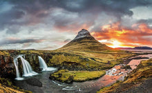 Load image into Gallery viewer, Icelandic Print of Kirkjufell | Kirkjufellsfoss Mountain Photos, Scandinavian art Decor Gifts - Sebastien Coell Photography
