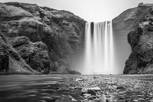 Load image into Gallery viewer, Scandinavian Prints | Skogafoss waterfall wall art and Icelandic art for Sale - Sebastien Coell Photography
