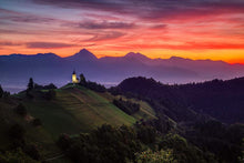 Load image into Gallery viewer, Mountain Photography of Jamnik Church | Slovenia art for Sale - Home Decor Gifts - Sebastien Coell Photography
