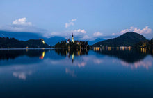 Load image into Gallery viewer, Pictures of Lake Bled, Slovenia Mountain Photography for Sale, Slovenia Lake Prints - Sebastien Coell Photography
