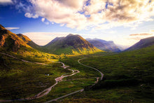 Load image into Gallery viewer, Scottish Prints of Glencoe Valley | Highlands arts and Scottish Pictures for Sale - Sebastien Coell Photography
