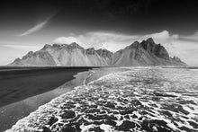 Load image into Gallery viewer, Mountain Print of The Vestrahorn | Icelandic art for Sale, Stokksnes Wall Art Gifts - Sebastien Coell Photography
