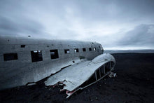 Load image into Gallery viewer, Icelandic Print of The United States Navy DC plane crash, Sólheimasandur prints - Sebastien Coell Photography
