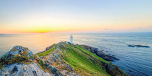 Load image into Gallery viewer, Panoramic Print of Start Point Lighthouse | Devon Gifts for Sale and Lighthouse Framed art - Sebastien Coell Photography
