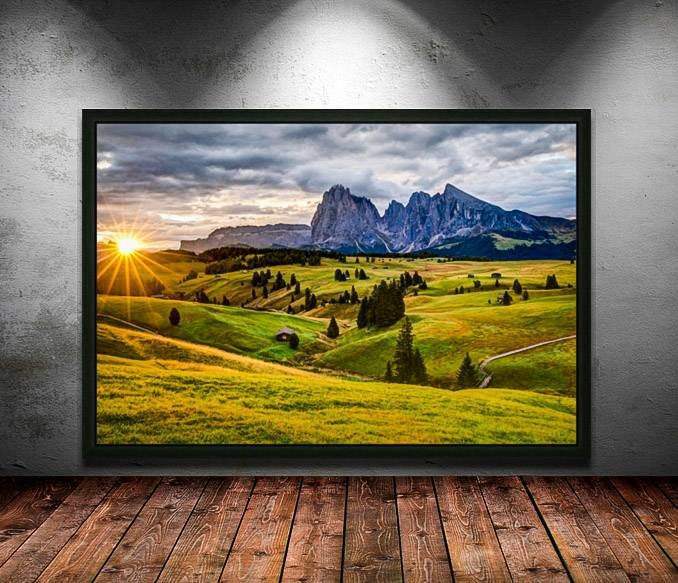 Mountain Photography of Alpe Di Siusi | Seiser Alm art, Italian Dolomites UNESCO Prints - Sebastien Coell Photography