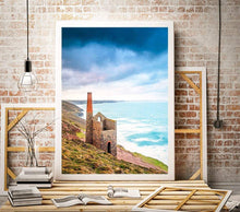 Load image into Gallery viewer, Cornish art Prints of Towanroath Mine, Cornwall Mines Photos for Sale, Wheal Coates Home Decor Gifts - SCoellPhotography
