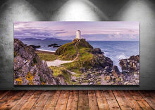 Load image into Gallery viewer, Panoramic Welsh Prints of Twr Mawr Lighthouse | Anglesey Prints - Home Decor Prints - Sebastien Coell Photography
