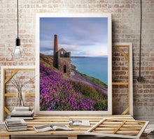 Load image into Gallery viewer, Cornwall Landscape Prints | Wheal Coates Mine art, Towanroath Mineshaft Home Decor Gifts - Sebastien Coell Photography
