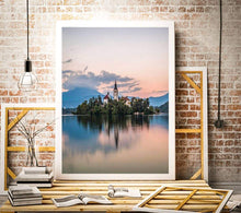 Load image into Gallery viewer, Chapel of St Maria Prints | Lake Bled Pictures and The Alps Mountain Photography - Sebastien Coell Photography
