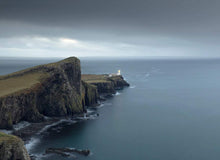 Load image into Gallery viewer, Scottish Print of Neist Point Lighthouse | Scotland Landscape art - Home Decor Gift - Sebastien Coell Photography
