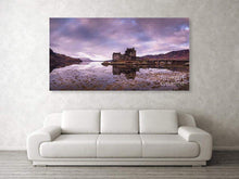 Load image into Gallery viewer, Panoramic Print of Eilean Donan castle | Scotland Landscape Art - Home Decor Gifts - Sebastien Coell Photography
