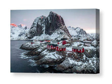 Load image into Gallery viewer, Nordic Print of Hamnoy | Lofoten Island Art Gifts, Mountain Prints for Sale Home Decor - Sebastien Coell Photography
