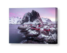 Load image into Gallery viewer, Nordic Print of Hamnoy | Norwegian art for Sale and Lofoten Mountain Photography - Sebastien Coell Photography
