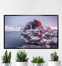 Load image into Gallery viewer, Scandinavian Print of Hamnoy | Lofoten Island Mountain Photography for Sale - Home Decor - Sebastien Coell Photography
